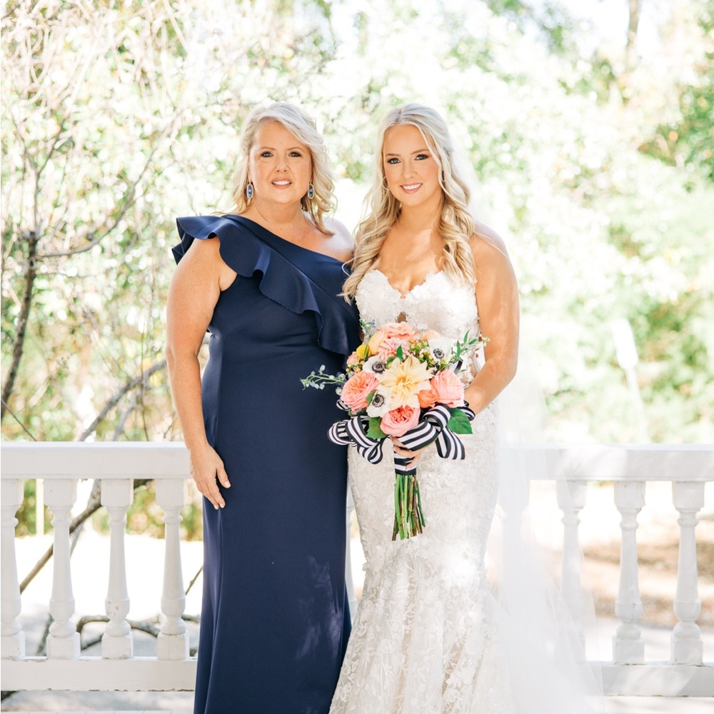 Jessica Howard Navy and White Dresses